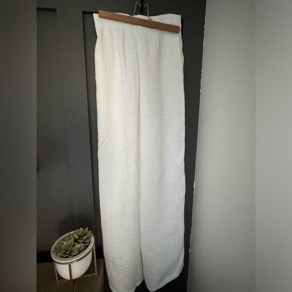 Showpo Walter’s Pant- Tweed Wide Leg Tailored Pant - Picture 6 of 8